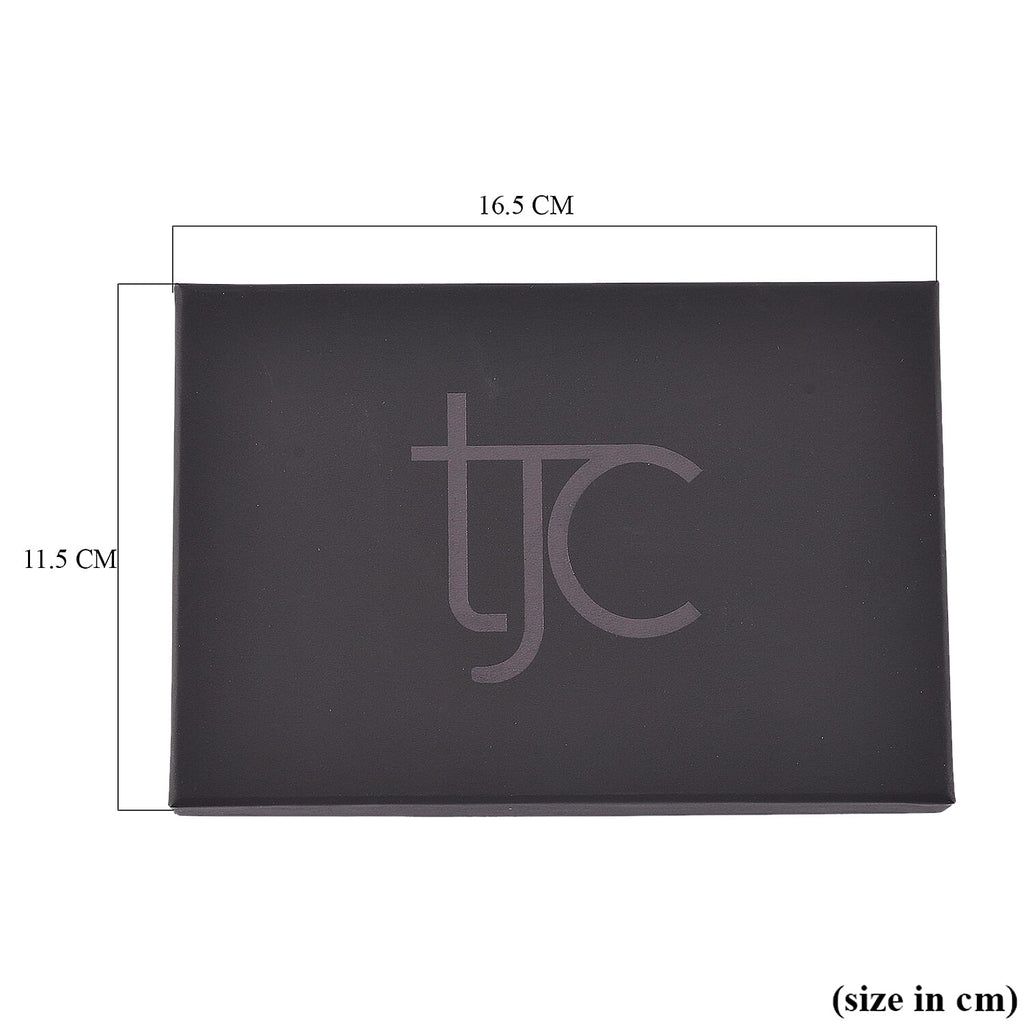 TJC Paper Large Necklace Jewellery Box (Size 16x11x4 cm) - Black