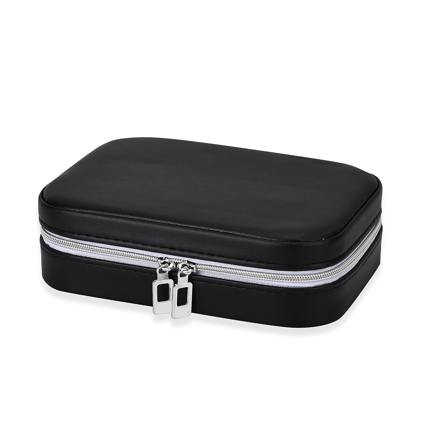 Patterned Jewellery Box (Size 16x11x5 cm) - Black
