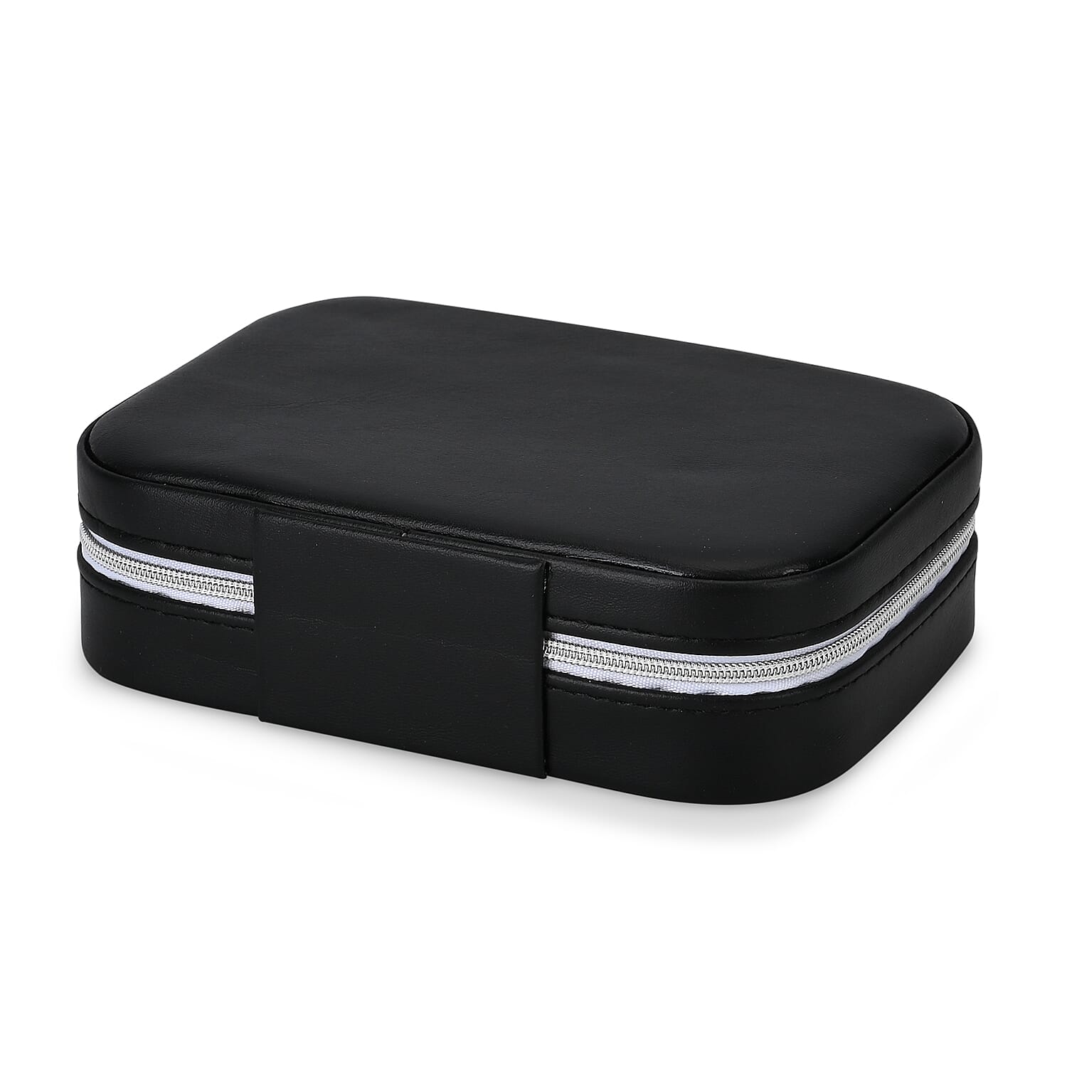Patterned Jewellery Box (Size 16x11x5 cm) - Black