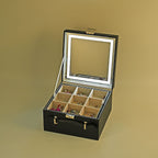 LIQUIDATION DEAL - Multi-Purpose Vanity Box with LED Mirror - Black