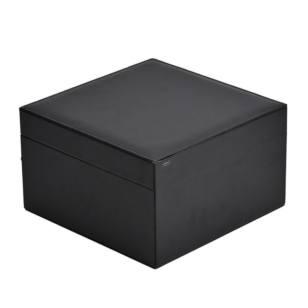 LIQUIDATION DEAL - Multi-Purpose Vanity Box with LED Mirror - Black