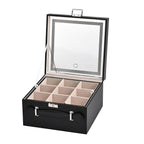 LIQUIDATION DEAL - Multi-Purpose Vanity Box with LED Mirror - Black
