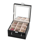 LIQUIDATION DEAL - Multi-Purpose Vanity Box with LED Mirror - Black