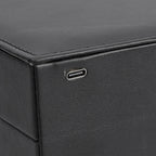 LIQUIDATION DEAL - Multi-Purpose Vanity Box with LED Mirror - Black