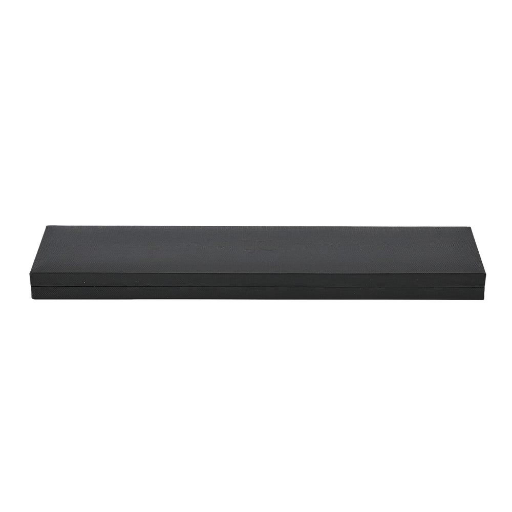 Solid Black Colour Bracelet Box with TJC Logo (Size 24x5.5x1.5 cm)