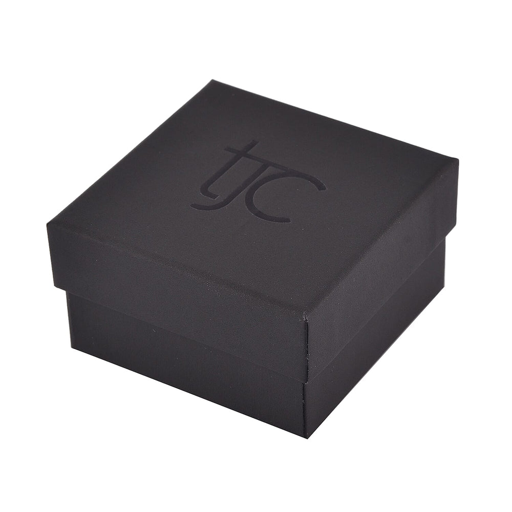 TJC Paper Ring Box (Size 7x7x4 cm) - Black