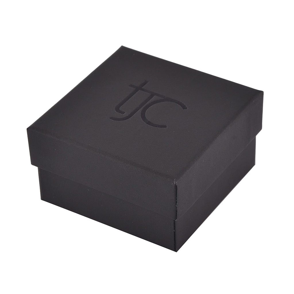 TJC Paper Ring Box (Size 7x7x4 cm) - Black