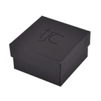 TJC Paper Ring Box (Size 7x7x4 cm) - Black