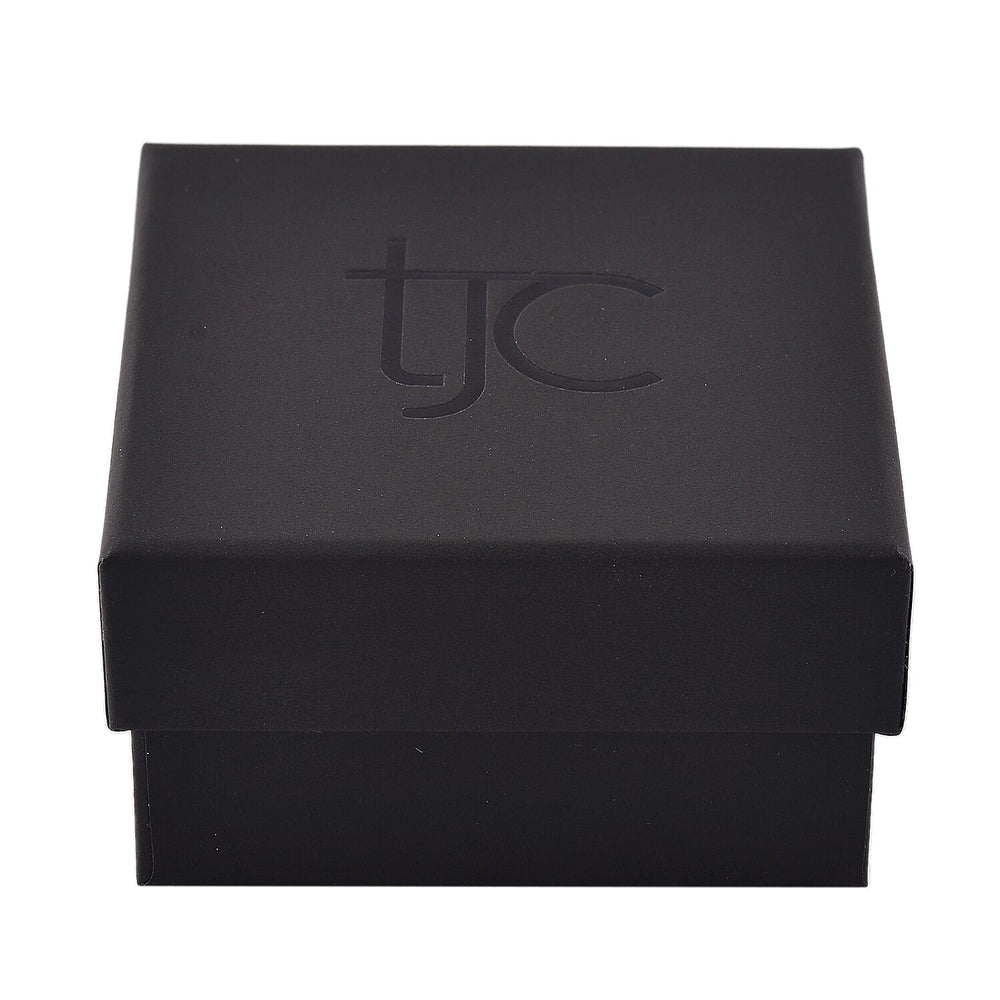 TJC Paper Ring Box (Size 7x7x4 cm) - Black