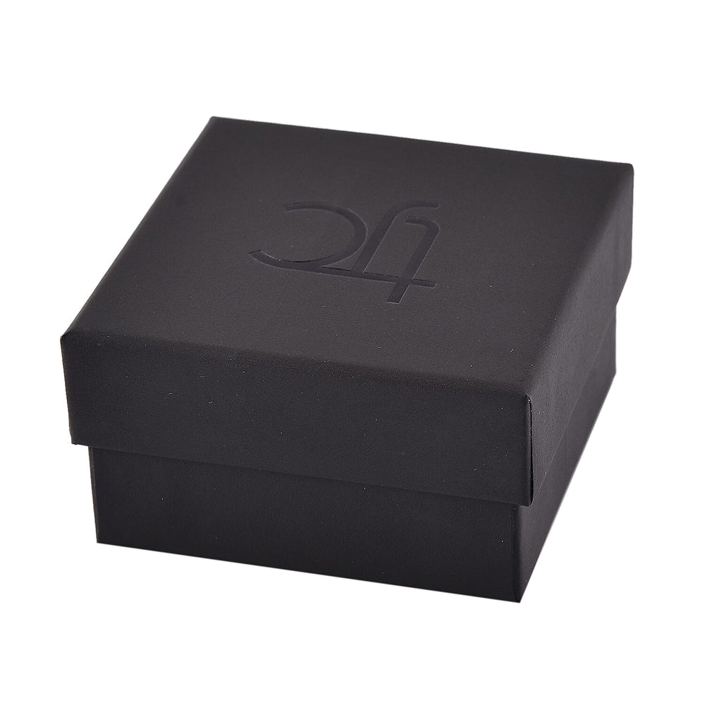 TJC Paper Ring Box (Size 7x7x4 cm) - Black
