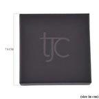 TJC Paper Ring Box (Size 7x7x4 cm) - Black