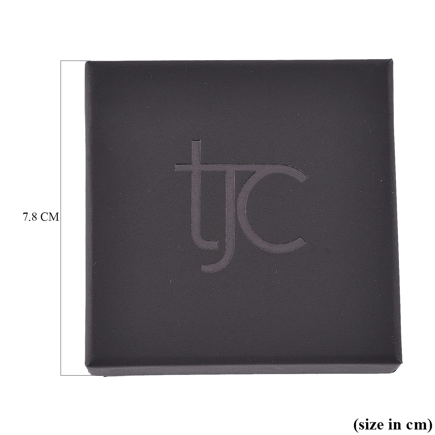 TJC Paper Ring Box (Size 7x7x4 cm) - Black
