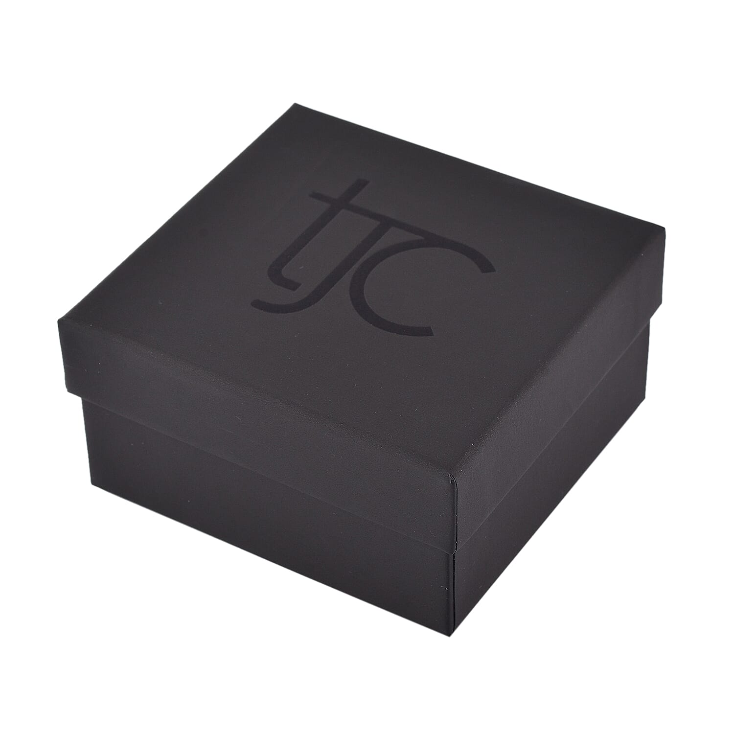TJC Paper Earring & Pendant Jewellery Box (Size 8.8x8.4x4.5cm) - Black