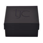 TJC Paper Earring & Pendant Jewellery Box (Size 8.8x8.4x4.5cm) - Black