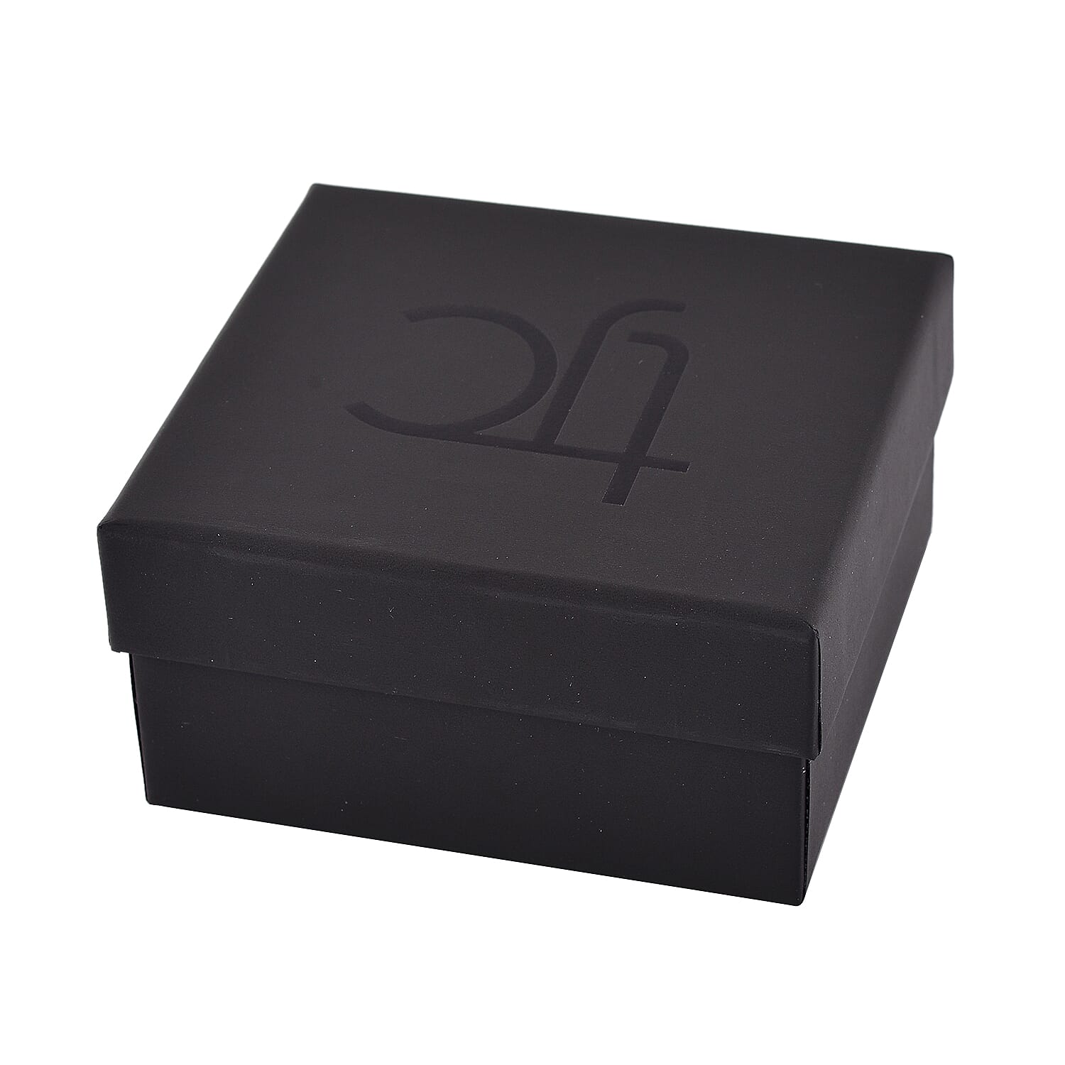 TJC Paper Earring & Pendant Jewellery Box (Size 8.8x8.4x4.5cm) - Black