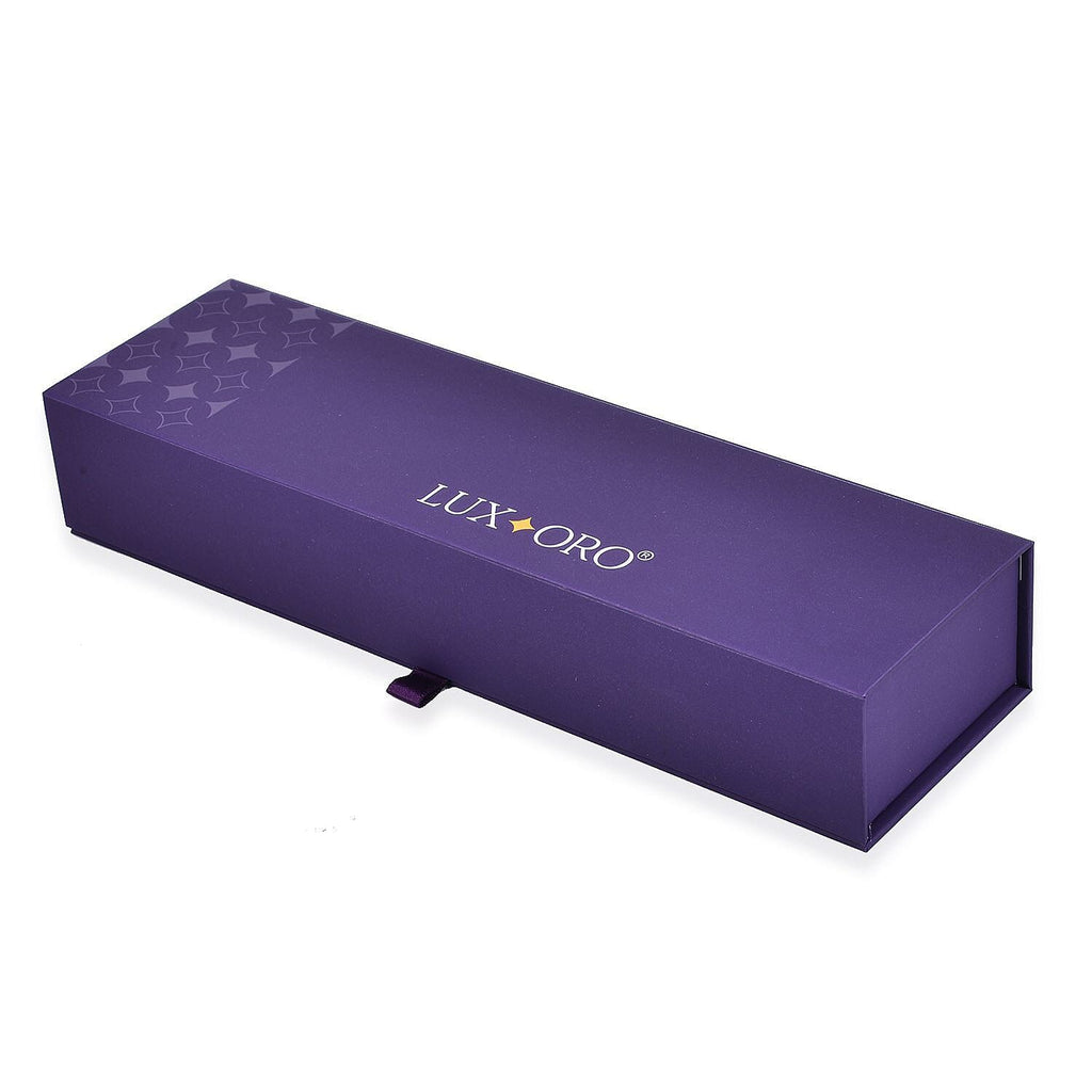 LUXORO LED Spray Painted Jewelry Bracelet Box (Size 23x5x3 CM) - Purple