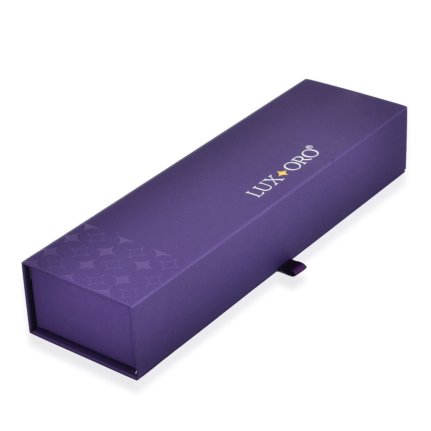 LUXORO LED Spray Painted Jewelry Bracelet Box (Size 23x5x3 CM) - Purple