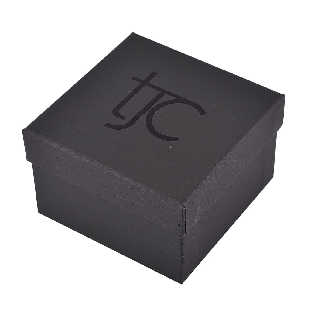 TJC Paper Large Necklace Jewellery Box (Size 9x9x5.8cm) - Black