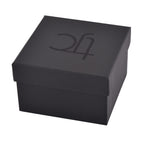 TJC Paper Large Necklace Jewellery Box (Size 9x9x5.8cm) - Black