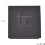 TJC Paper Large Necklace Jewellery Box (Size 9x9x5.8cm) - Black