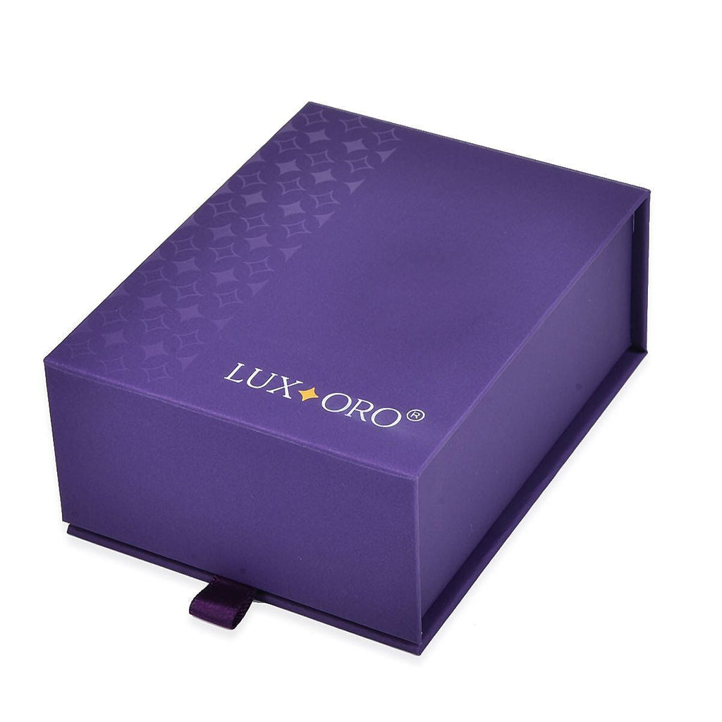 LUXORO LED Spray Painted Jewelry Pendant Box (Size 9x7x3 CM) - Purple