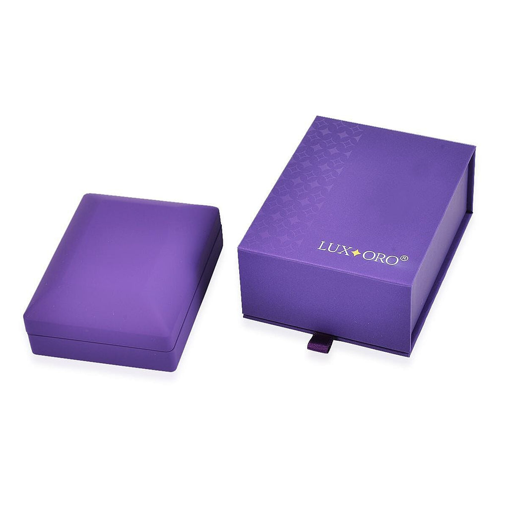 LUXORO LED Spray Painted Jewelry Pendant Box (Size 9x7x3 CM) - Purple
