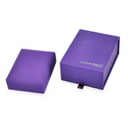 LUXORO LED Spray Painted Jewelry Pendant Box (Size 9x7x3 CM) - Purple