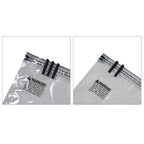 Home Essentials -Set of 2 - Multipurpose Cubic Space Saver Large Storage Box (Size 40x42x25 cm) and (65x50x27)- Black & White