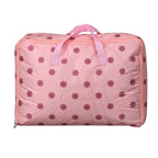 Set of 3 Floral Printed Storage Bags - Pink