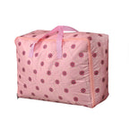 Set of 3 Floral Printed Storage Bags - Pink