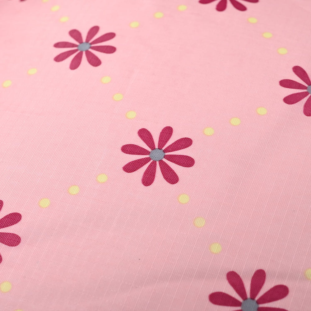 Set of 3 Floral Printed Storage Bags - Pink