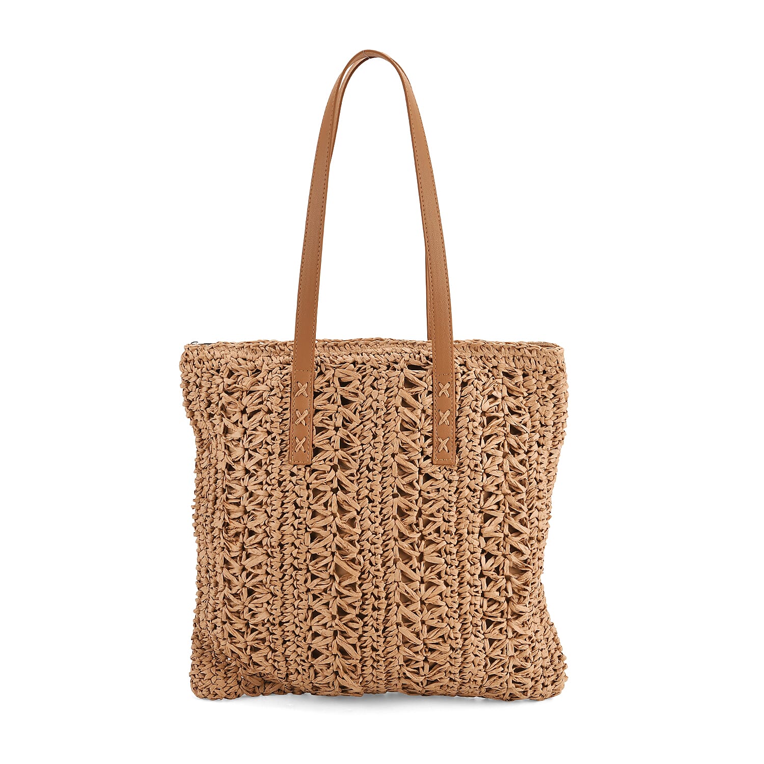 Bohemian Crochet Tote Bag Shoulder Straps