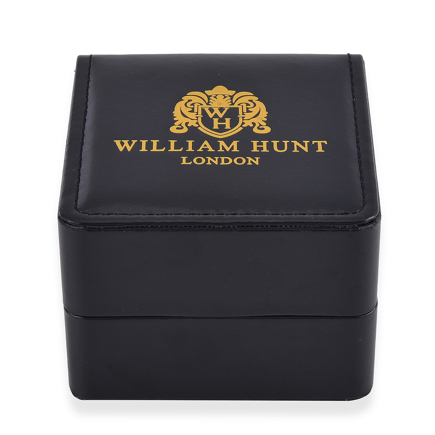 Patterned Watch Box (Size 11x10x7 cm) - Black - Black