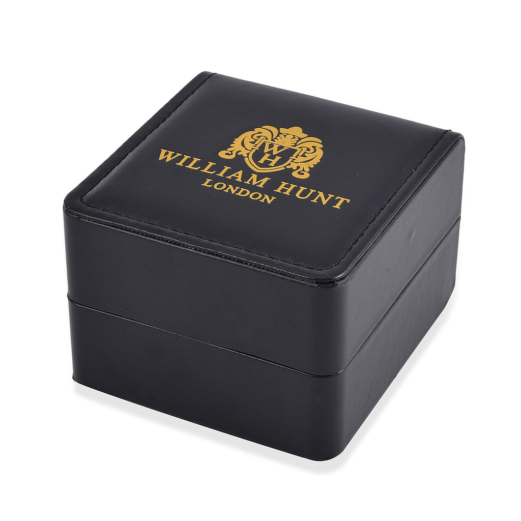 Patterned Watch Box (Size 11x10x7 cm) - Black - Black