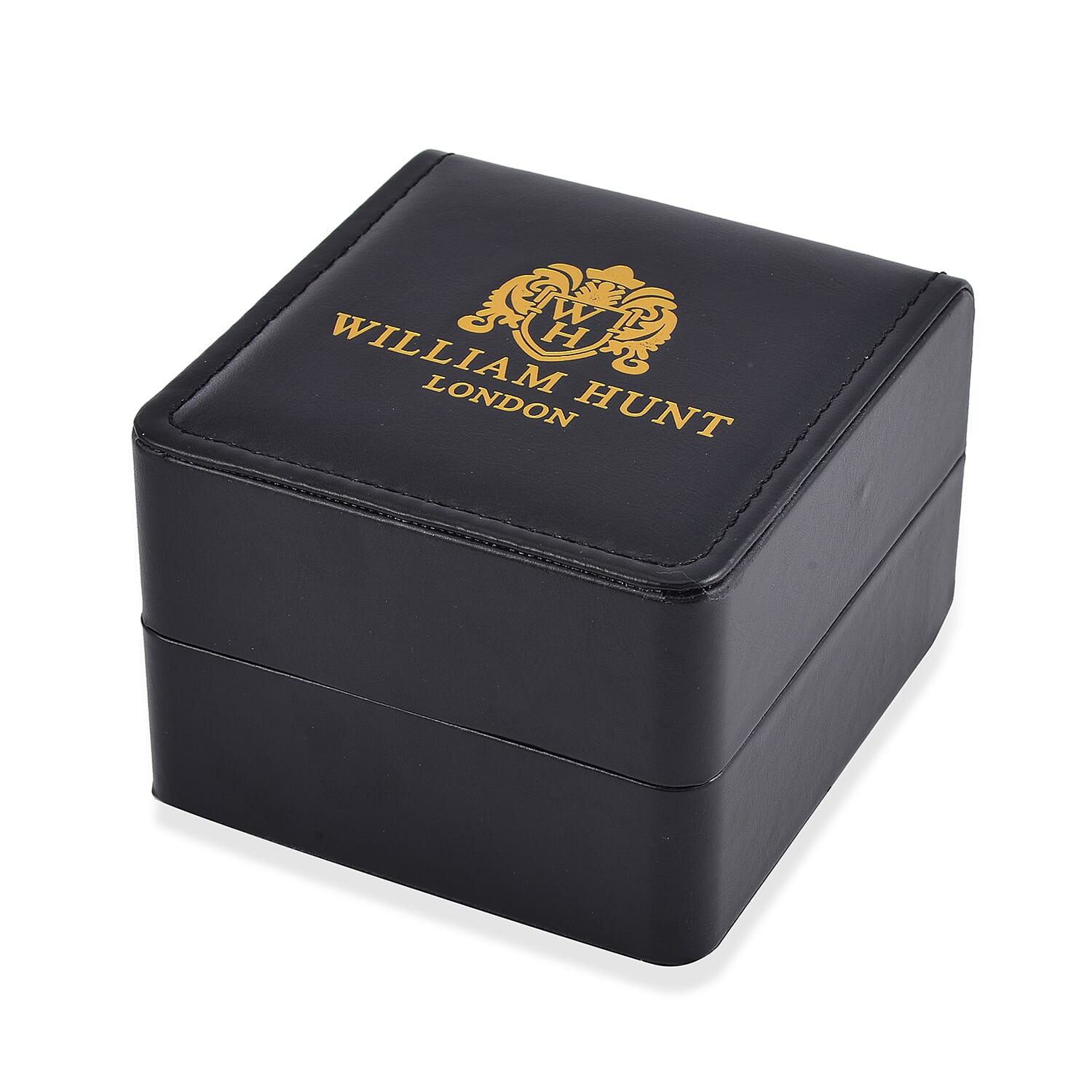 Patterned Watch Box (Size 11x10x7 cm) - Black - Black