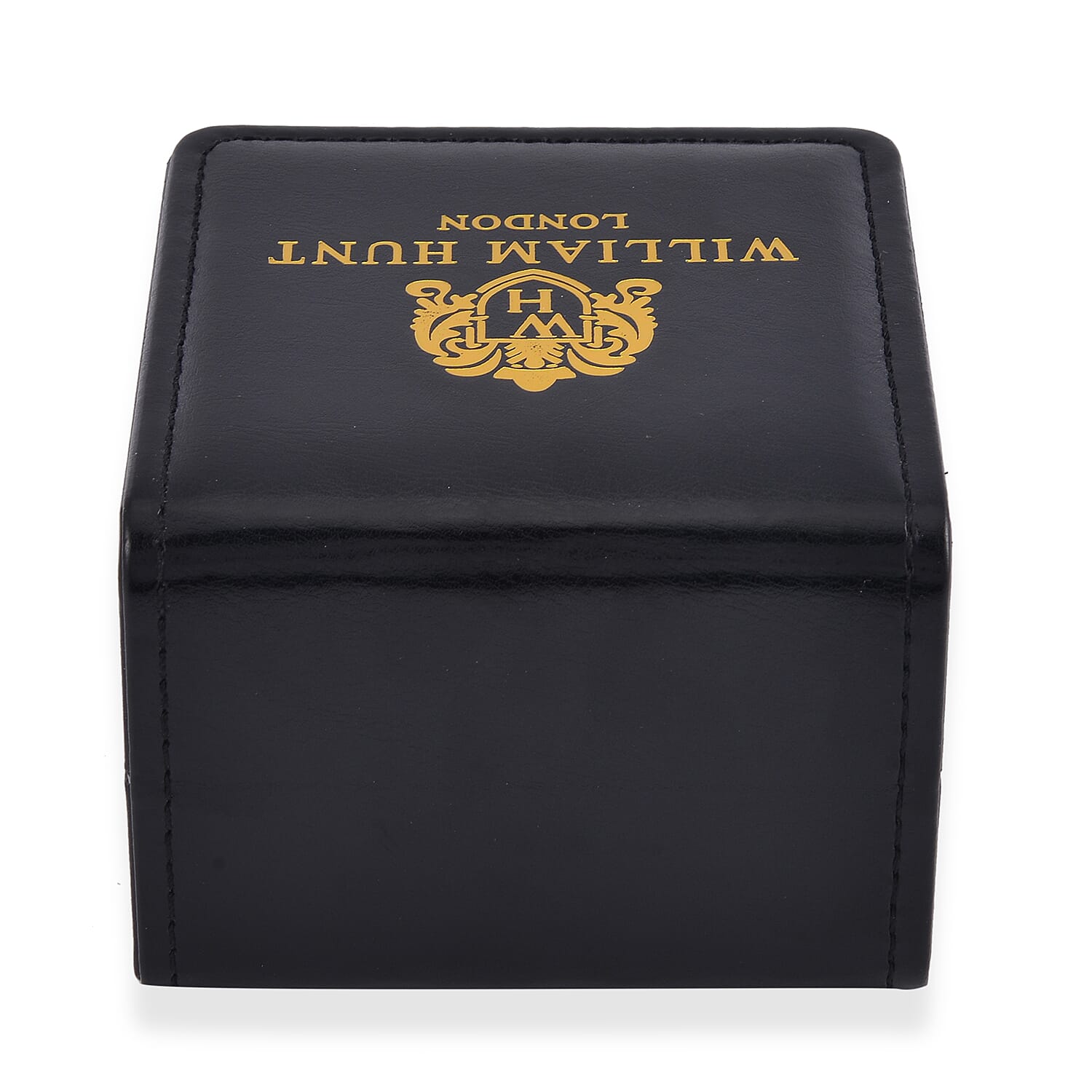 Patterned Watch Box (Size 11x10x7 cm) - Black - Black