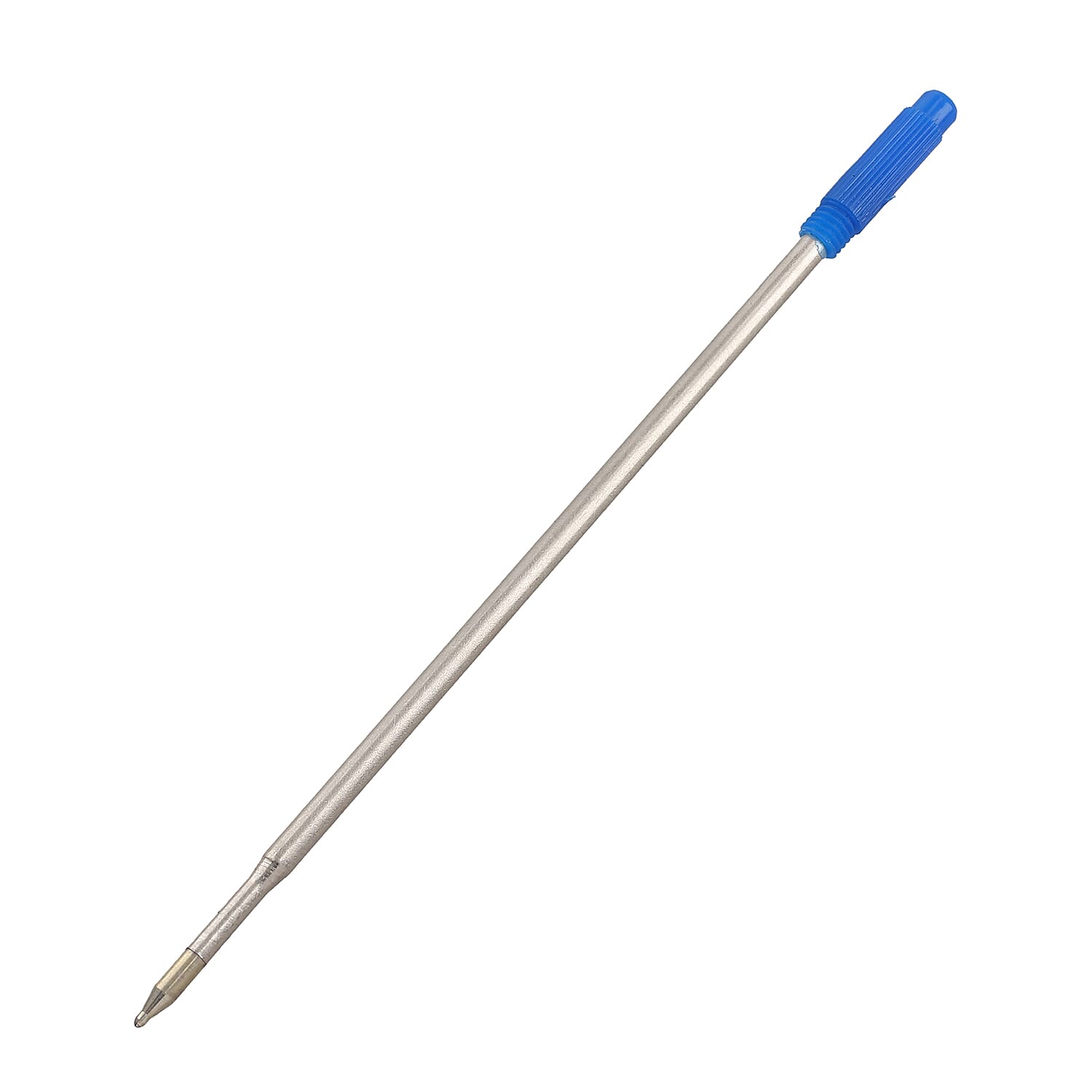 925 Sterling Silver Pen with Moissanite (RD 3MM) - 1 Extra Refill, Silver Wt.12 Gms Approx