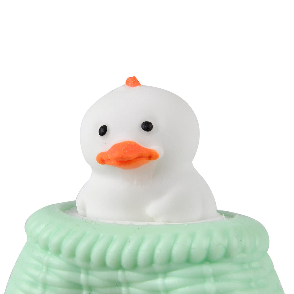 Set of 6 Animal Squeezer Pens - (2xPuppy, 2xMouse, 2xDuck) - Multi
