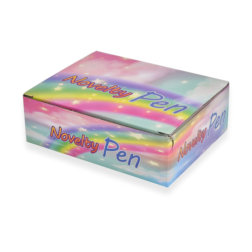 Set of 6 Animal Squeezer Pens - (2xPuppy, 2xMouse, 2xDuck) - Multi