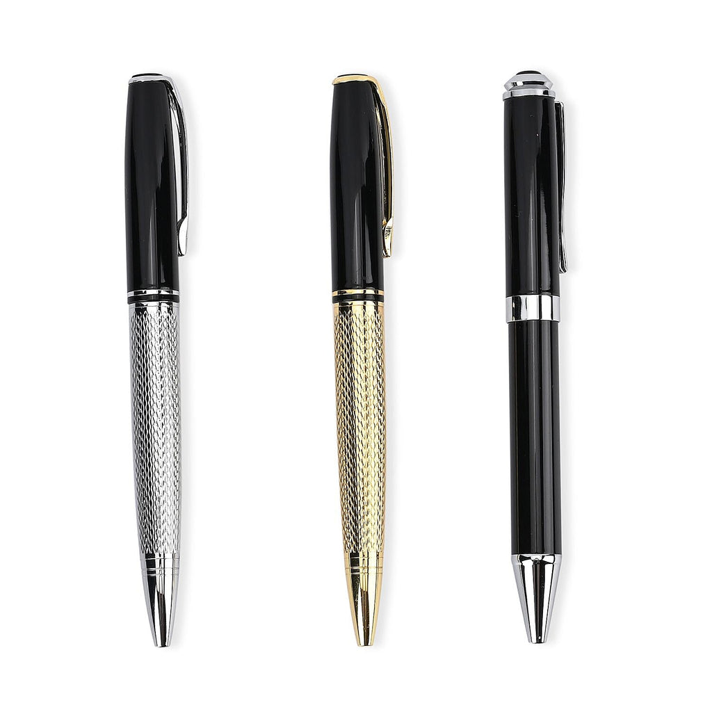 Set of 3 Metal Ball Point Pen