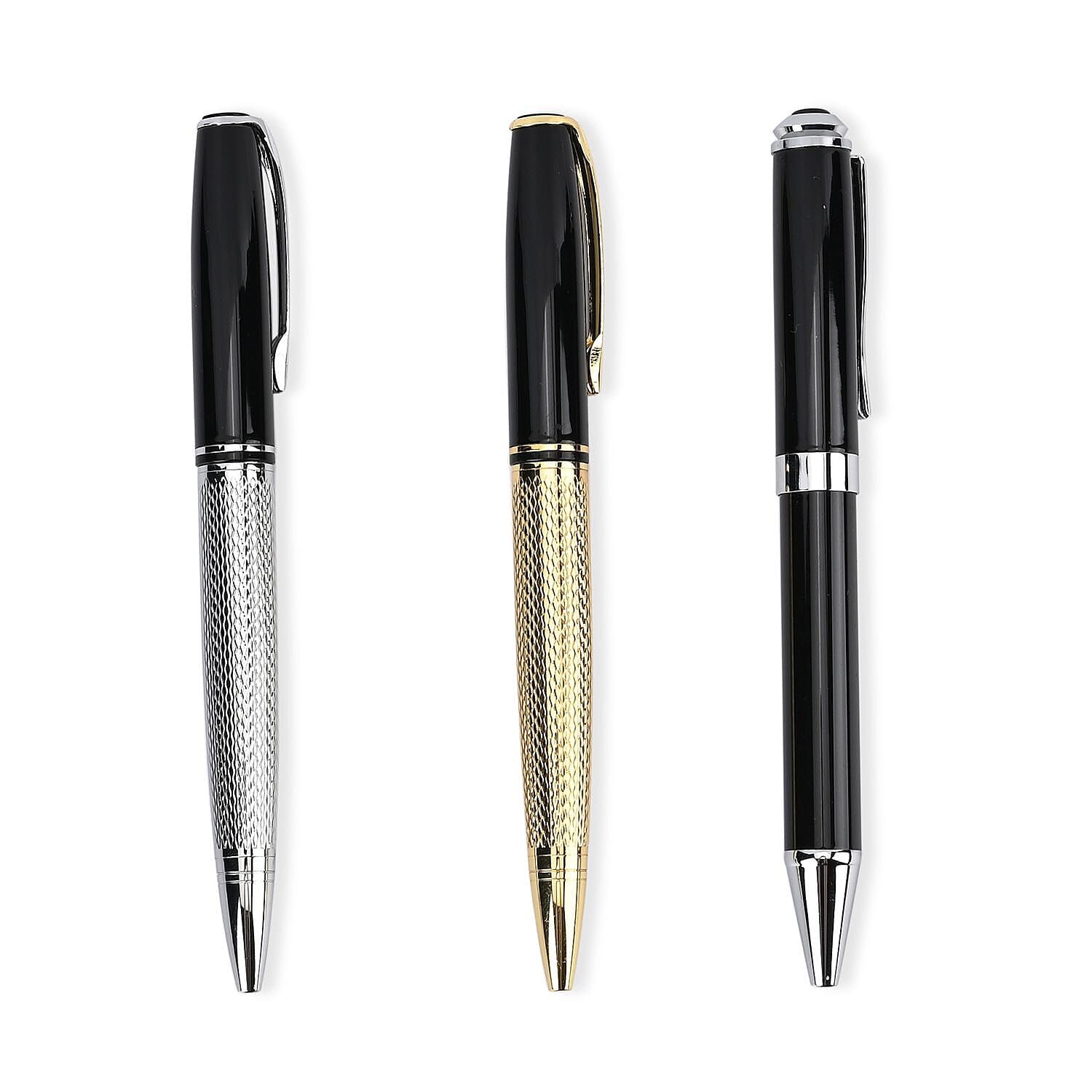 Set of 3 Metal Ball Point Pen