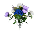 Peony Rose Eternal Flower Bouquet - Purple