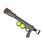 Interactive Pet fetch tennis ball launcher with 10-meter range - Green