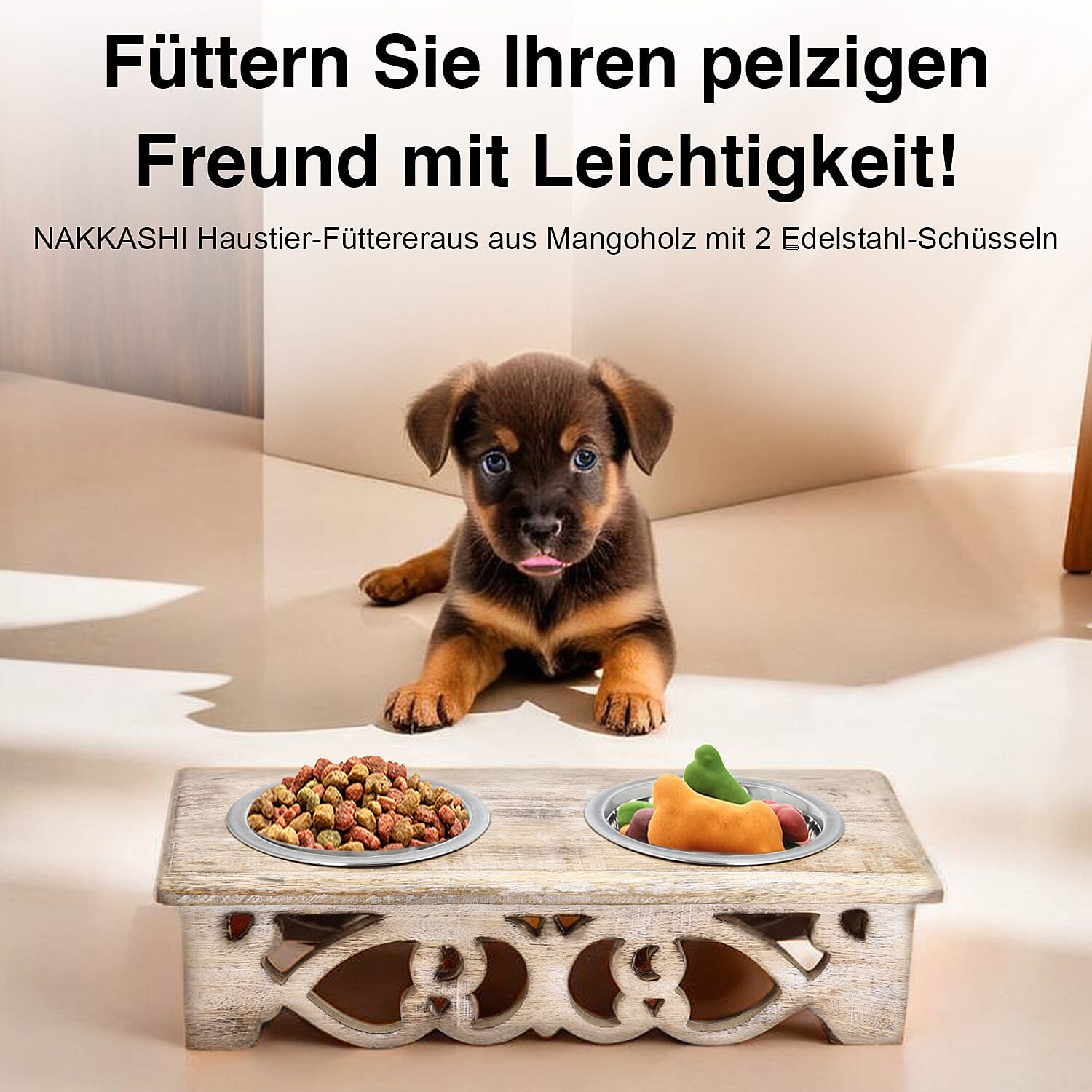 Pet Food and Supplies One Size- Brown & Natural