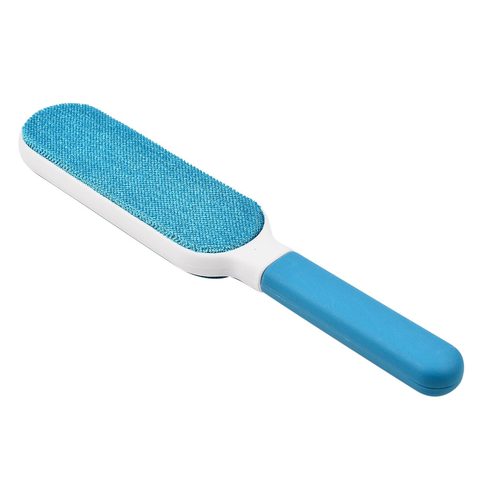 Pet Hair Remover - Lint Removers with Standard and Travel Size Lint Remover Brush - Remove Cat and Dog Hair, Lint from Carpet - White - Blue
