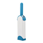 Pet Hair Remover - Lint Removers with Standard and Travel Size Lint Remover Brush - Remove Cat and Dog Hair, Lint from Carpet - White - Blue