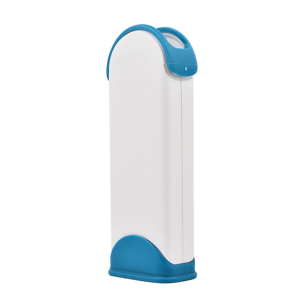 Pet Hair Remover - Lint Removers with Standard and Travel Size Lint Remover Brush - Remove Cat and Dog Hair, Lint from Carpet - White - Blue