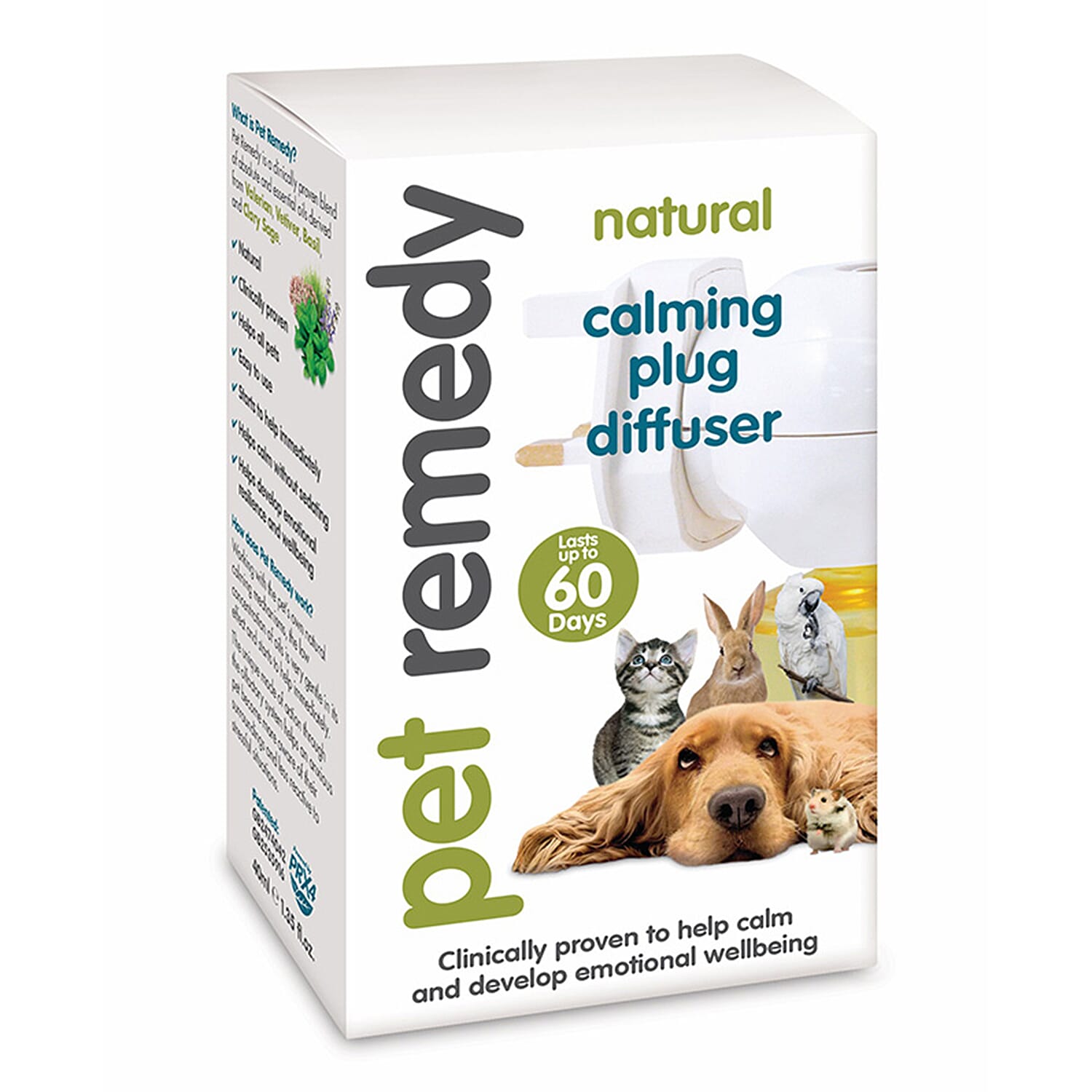 Pet Remedy Plug Diffuser - 40ml (60 Days Use)