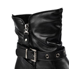 Pia Faux Fur Ladies Boots (Size 4) - Black
