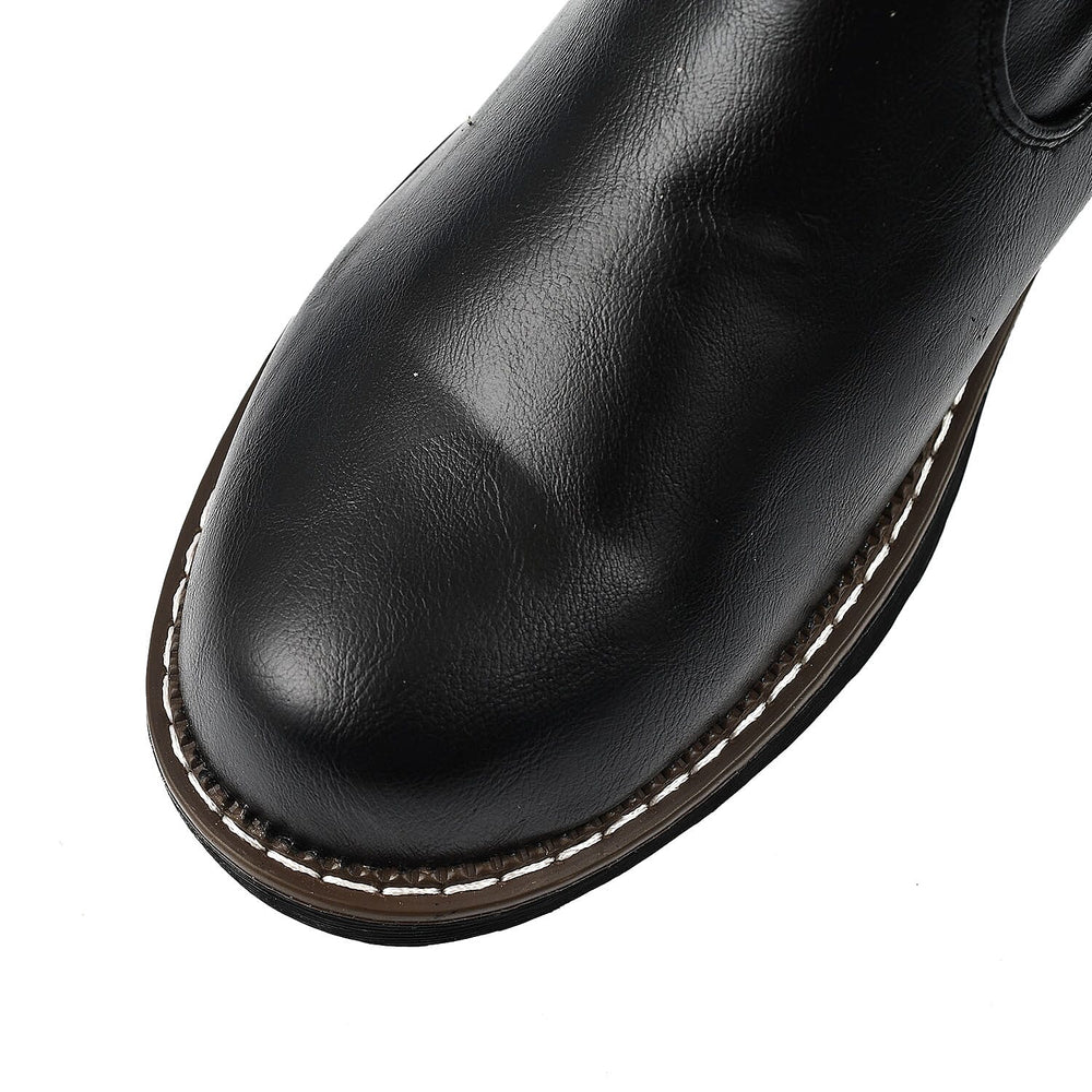 Pia Faux Fur Ladies Boots (Size 4) - Black
